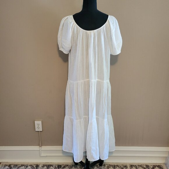 Lilly Pulitzer Zemini Maxi Coverup in White NWT - Picture 3 of 10